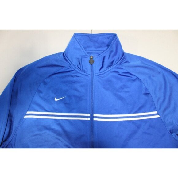 Men Nike Warm Up Rio Soccer Track Full Zip Jacket XL Blue Running Training 14851 - Picture 2 of 7